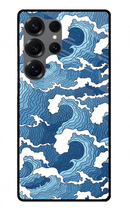 Blue Waves Samsung S25 Ultra Back Cover