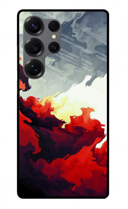 Fire Cloud Samsung S25 Ultra Back Cover
