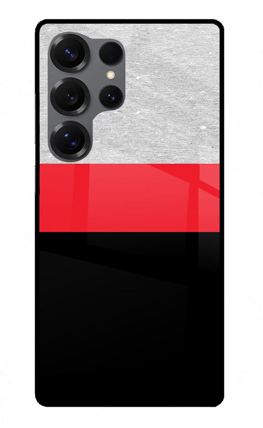 Tri Color Pattern Samsung S25 Ultra Back Cover