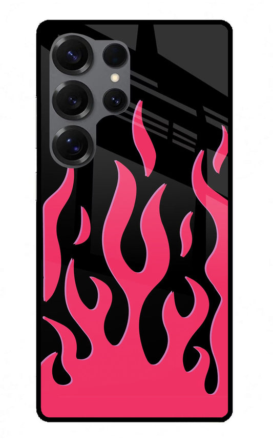 Fire Flames Samsung S25 Ultra Back Cover