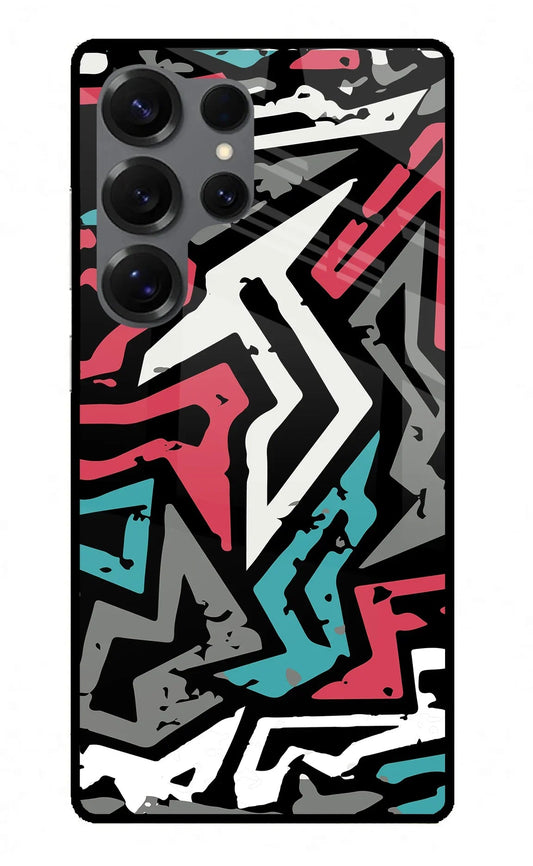 Geometric Graffiti Samsung S25 Ultra Back Cover
