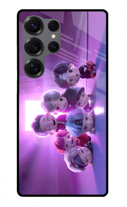 BTS Chibi Samsung S25 Ultra Back Cover