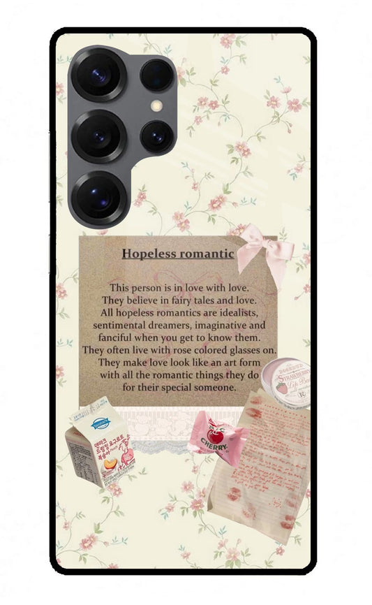 Hopeless Romantic Samsung S25 Ultra Back Cover