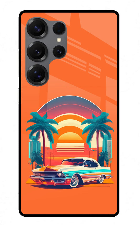 Palm Drive 80s Samsung S25 Ultra Back Cover