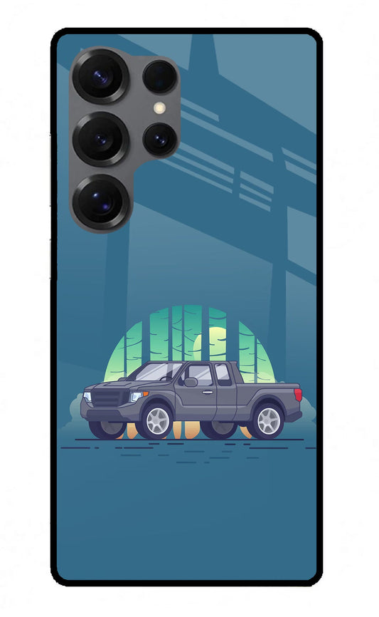Retro Garage Vibe Samsung S25 Ultra Back Cover