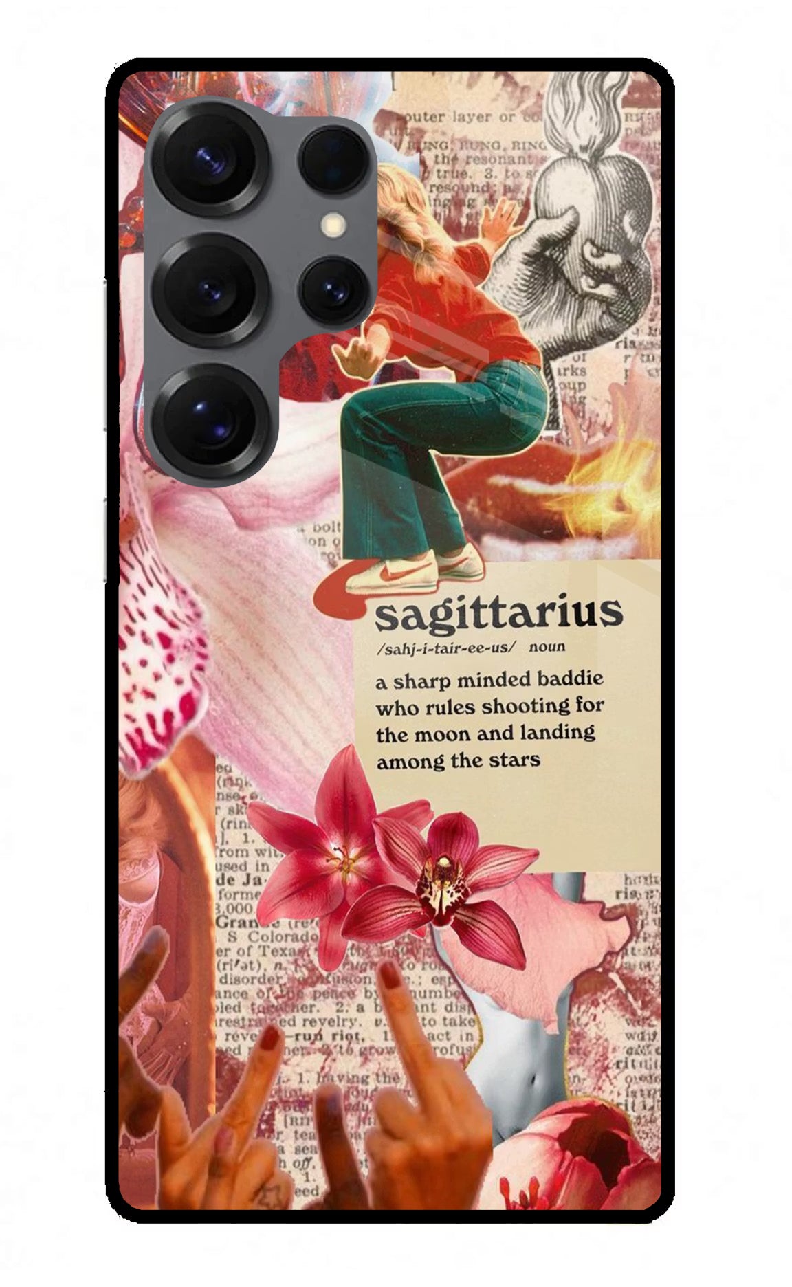 Sagittarius Zodiac Samsung S25 Ultra Glass Case