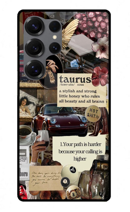 Taurus Zodiac Samsung S25 Ultra Back Cover