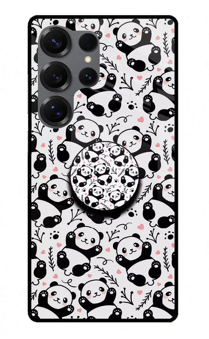 Cute Panda Samsung S25 Ultra Pop Case