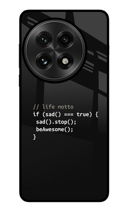 Life Motto Code OnePlus 13 Back Cover