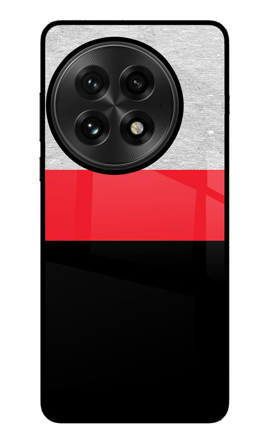 Tri Color Pattern OnePlus 13 Back Cover
