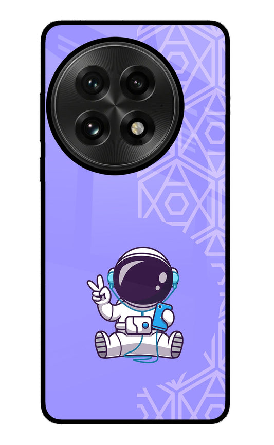Cute Astronaut Chilling OnePlus 13 Back Cover