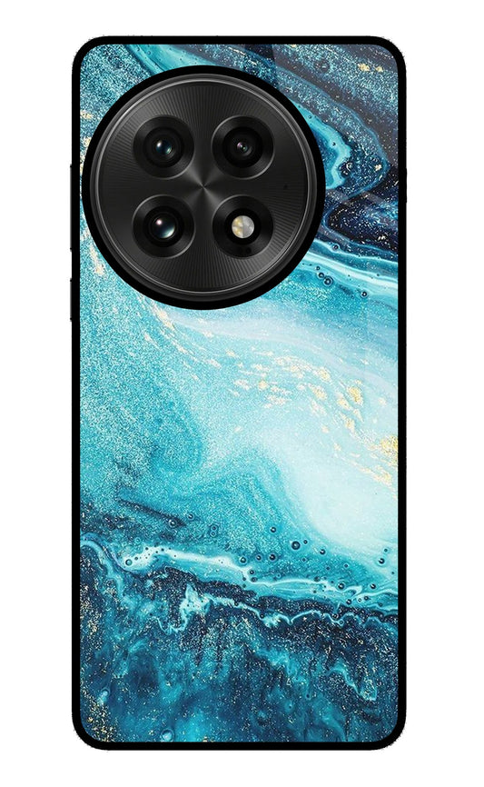 Blue Glitter Marble OnePlus 13 Back Cover