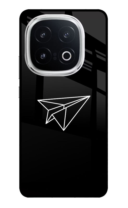 Paper Plane White iQOO 13 5G Back Cover