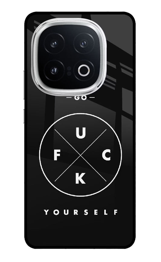 Go Fuck Yourself iQOO 13 5G Glass Case