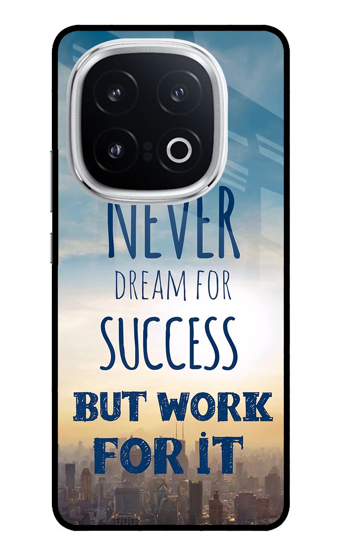 Never Dream For Success But Work For It iQOO 13 5G Glass Case