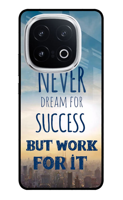 Never Dream For Success But Work For It iQOO 13 5G Back Cover