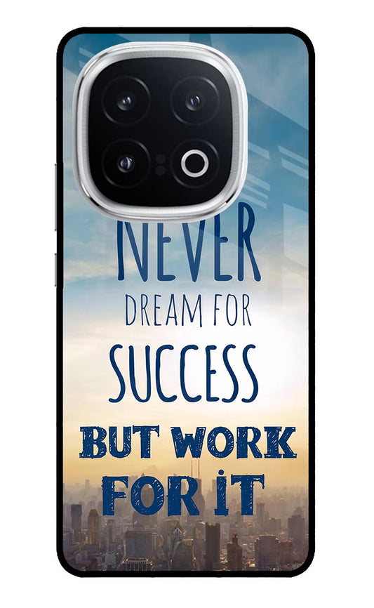 Never Dream For Success But Work For It iQOO 13 5G Back Cover