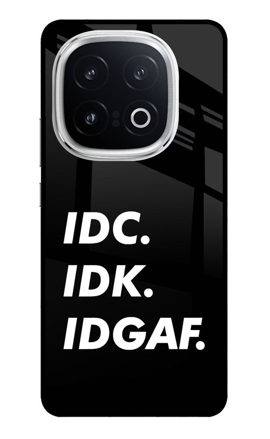 Idc Idk Idgaf iQOO 13 5G Back Cover