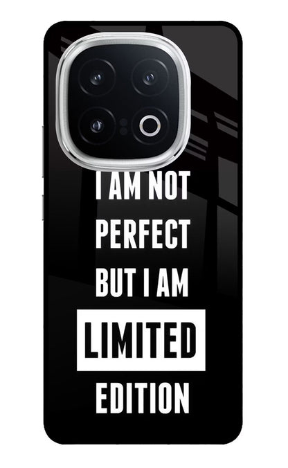 I Am Not Perfect But I Am Limited Edition iQOO 13 5G Back Cover
