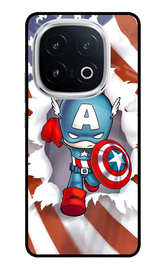 Captain America iQOO 13 5G Glass Case