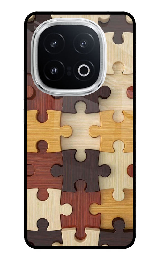 Wooden Puzzle iQOO 13 5G Glass Case