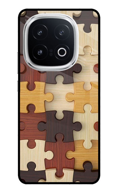 Wooden Puzzle iQOO 13 5G Back Cover