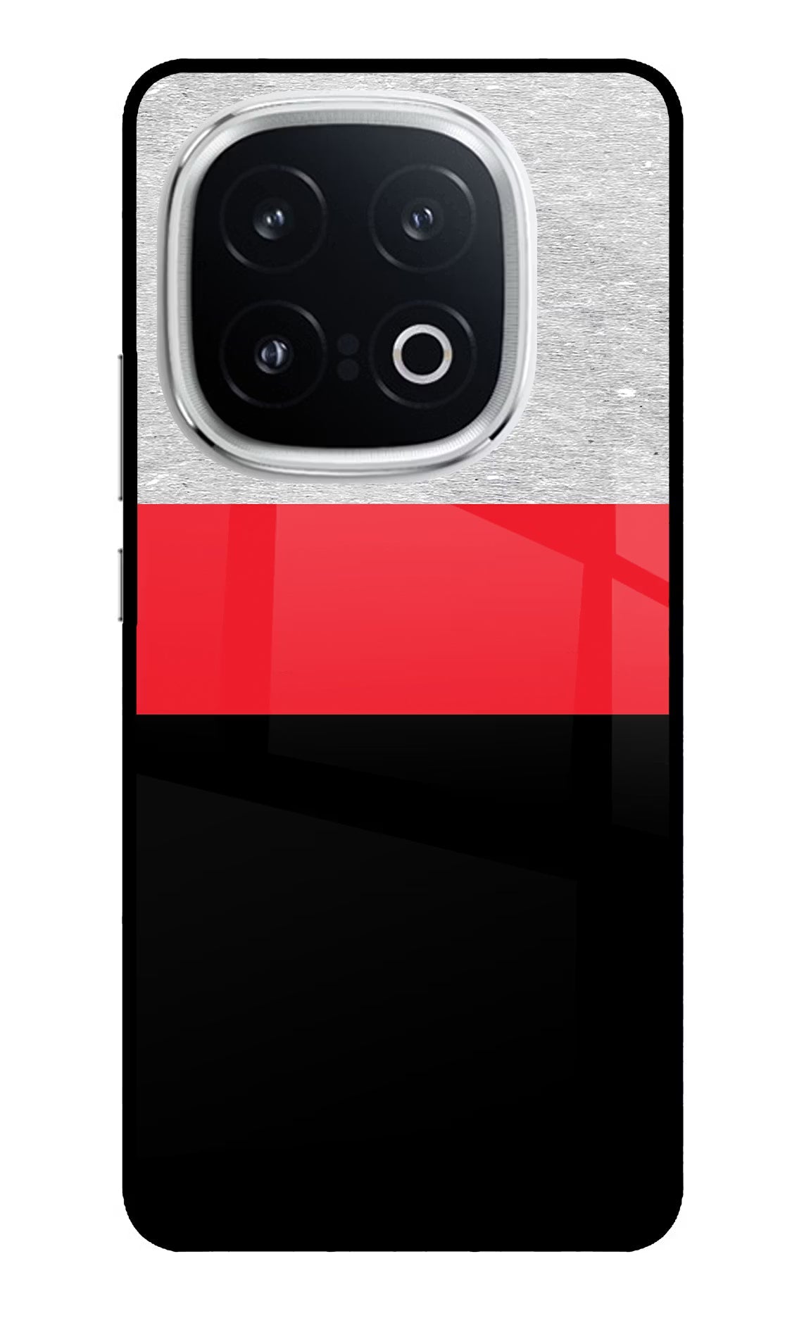 Tri Color Pattern iQOO 13 5G Back Cover