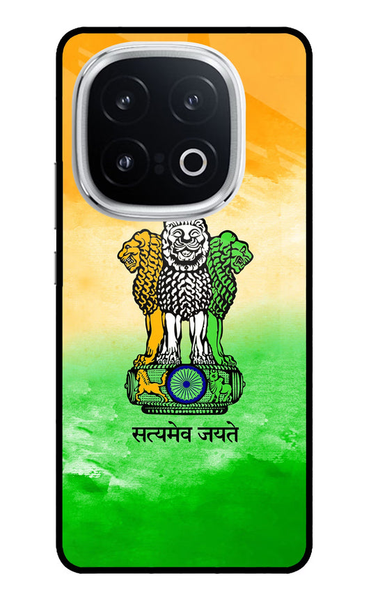 Satyamev Jayate Flag iQOO 13 5G Glass Case