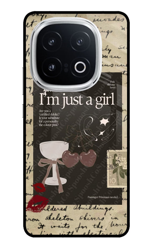 I am just a girl iQOO 13 5G Back Cover
