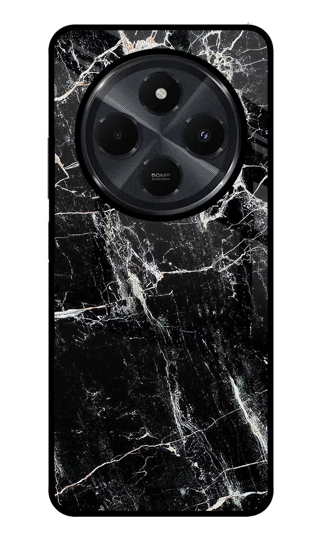 Black Marble Texture Redmi 14C 5G Back Cover