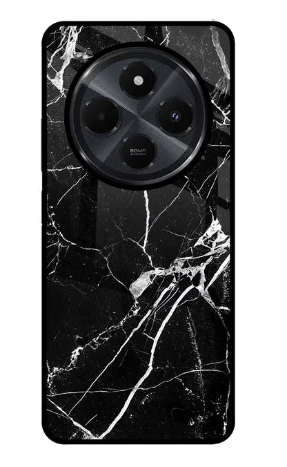 Black Marble Pattern Redmi 14C 5G Back Cover