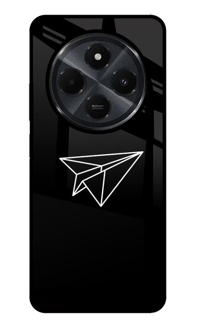 Paper Plane White Redmi 14C 5G Back Cover