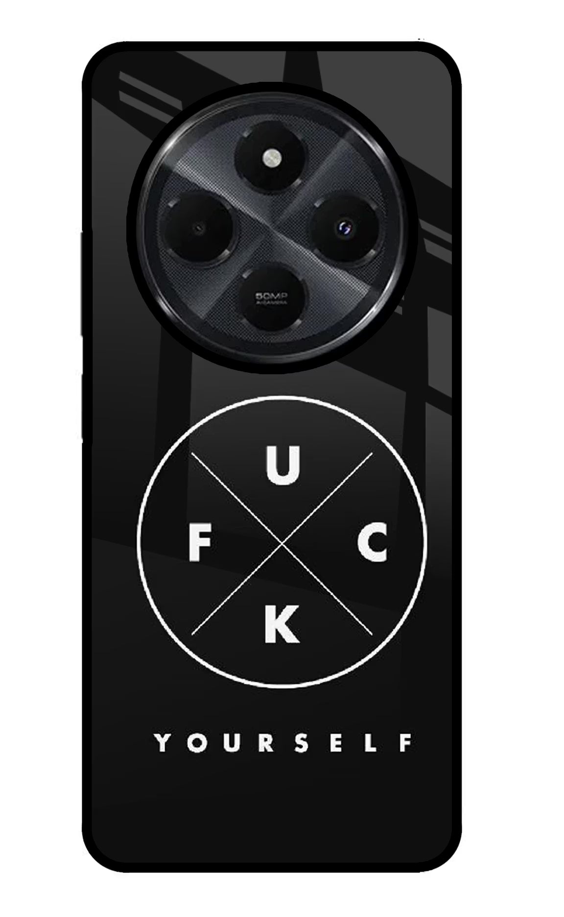 Go Fuck Yourself Redmi 14C 5G Glass Case