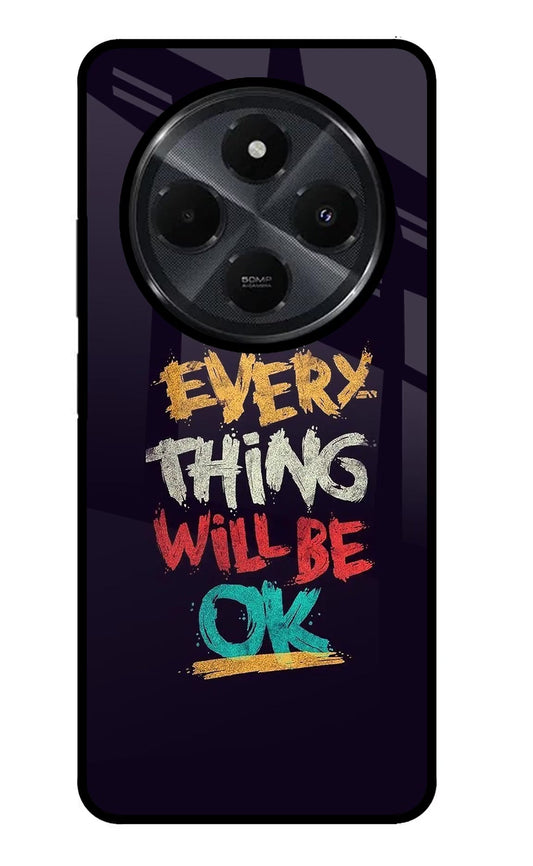 Everything Will Be Ok Redmi 14C 5G Glass Case