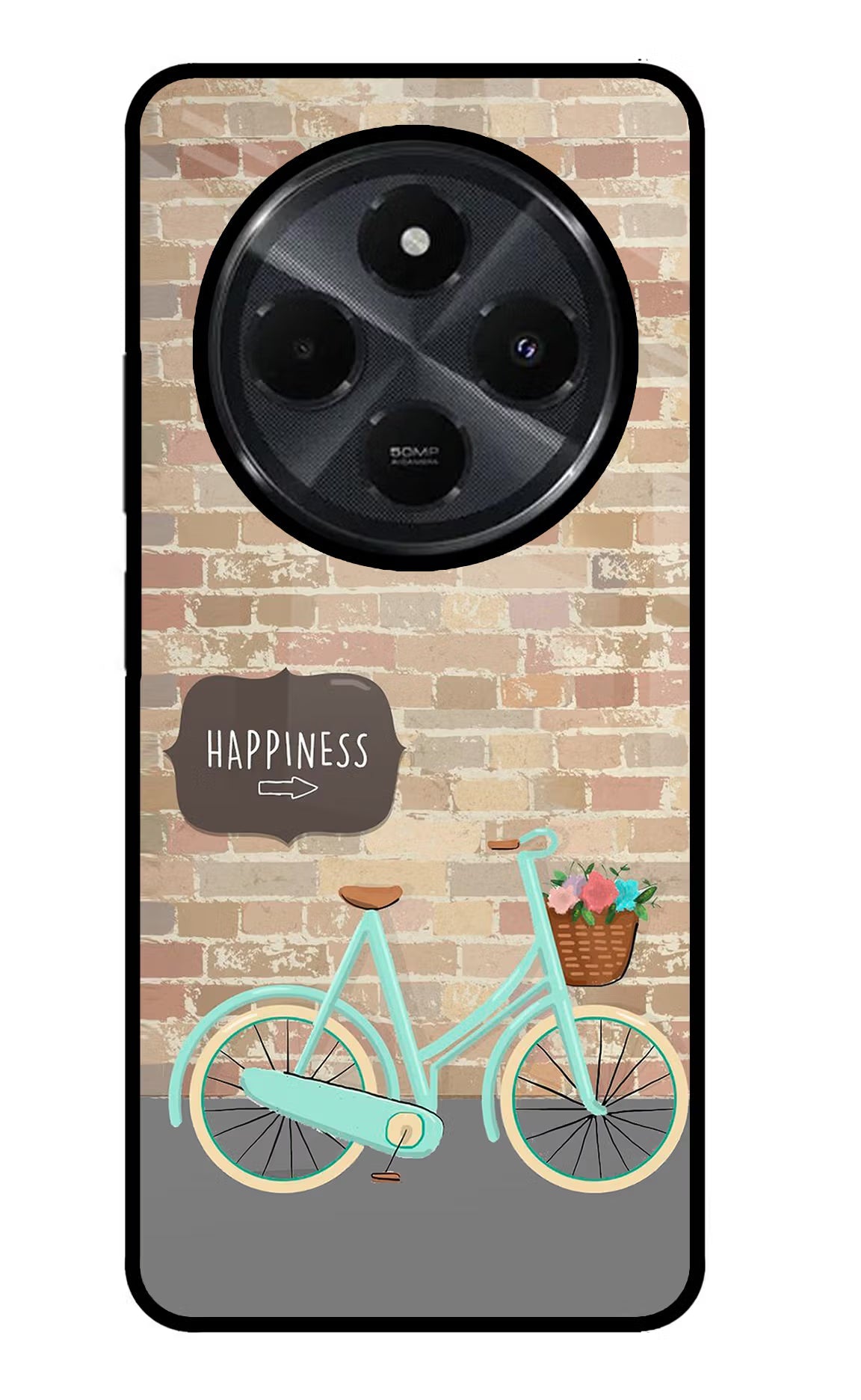 Happiness Artwork Redmi 14C 5G Glass Case