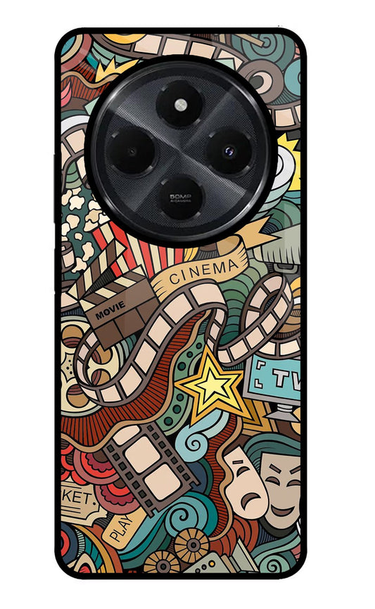 Cinema Abstract Redmi 14C 5G Glass Case