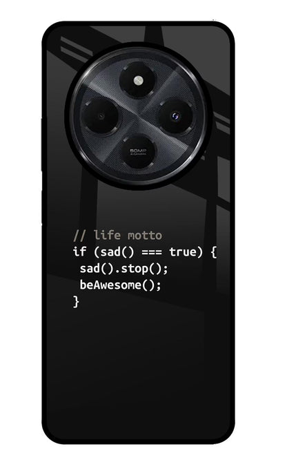 Life Motto Code Redmi 14C 5G Back Cover