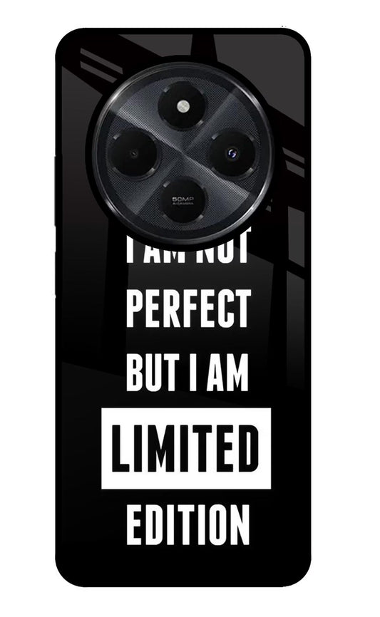 I Am Not Perfect But I Am Limited Edition Redmi 14C 5G Back Cover