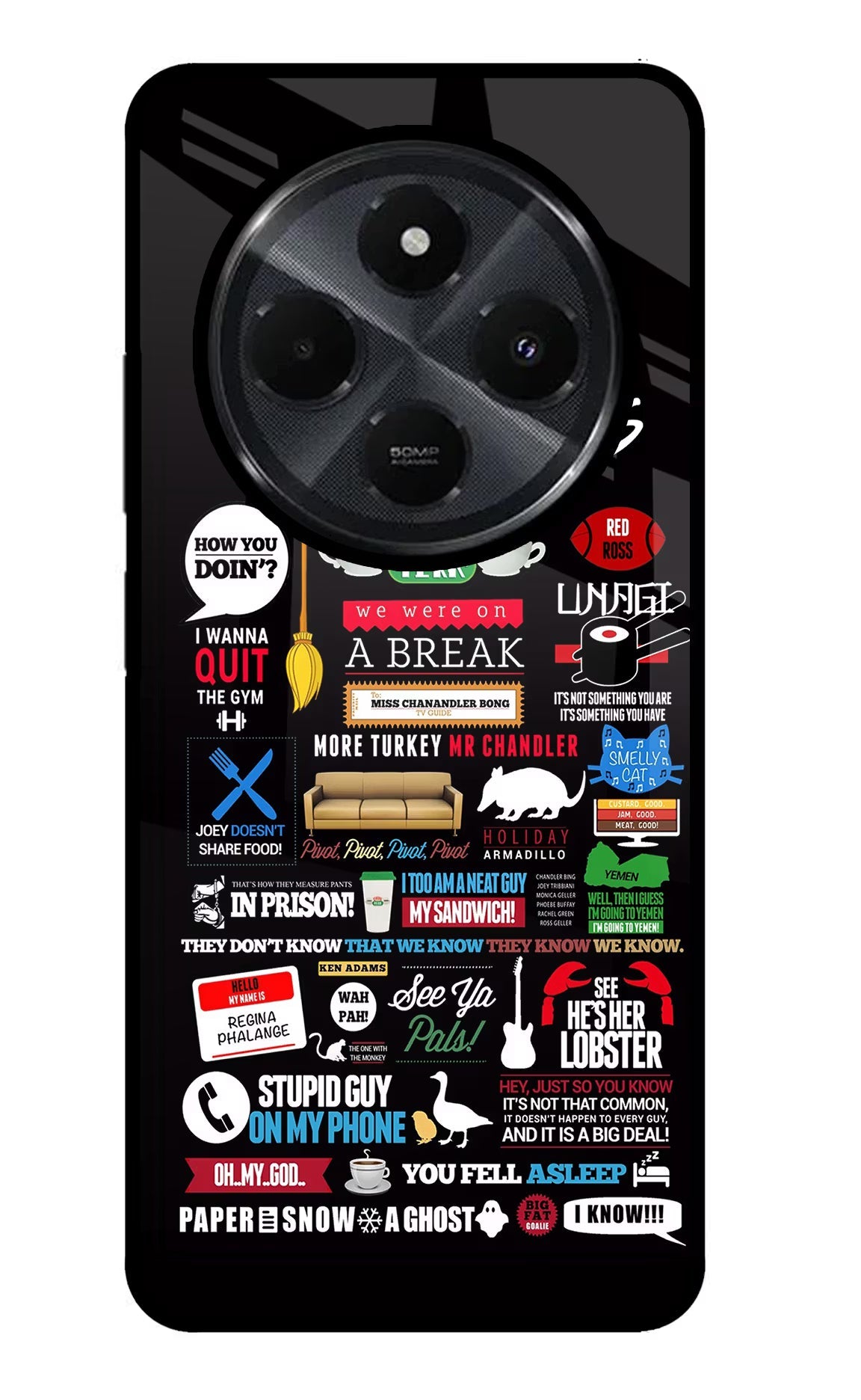FRIENDS Redmi 14C 5G Back Cover