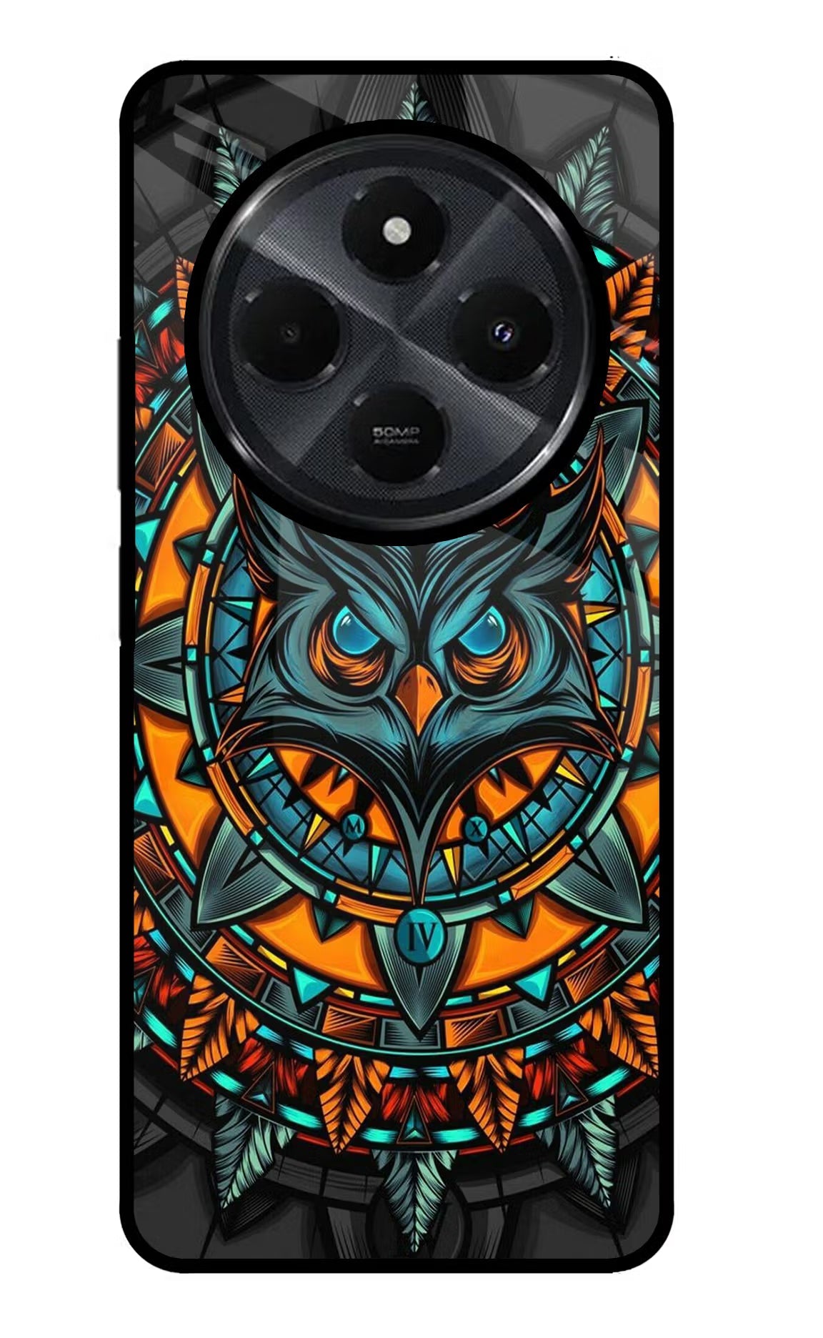 Angry Owl Art Redmi 14C 5G Back Cover