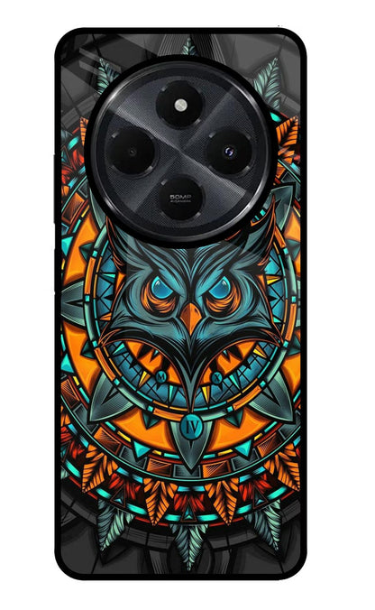 Angry Owl Art Redmi 14C 5G Back Cover