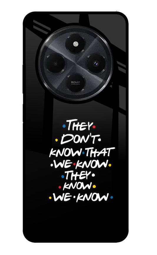 FRIENDS Dialogue Redmi 14C 5G Glass Case