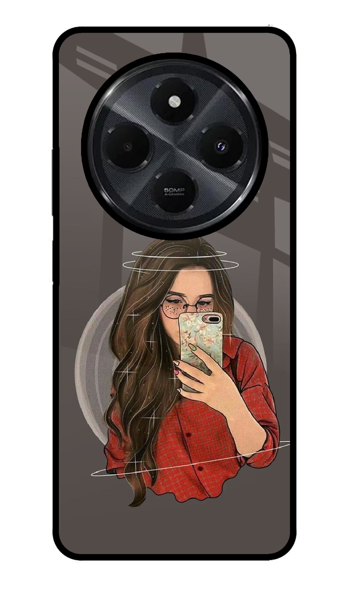 Selfie Queen Redmi 14C 5G Glass Case