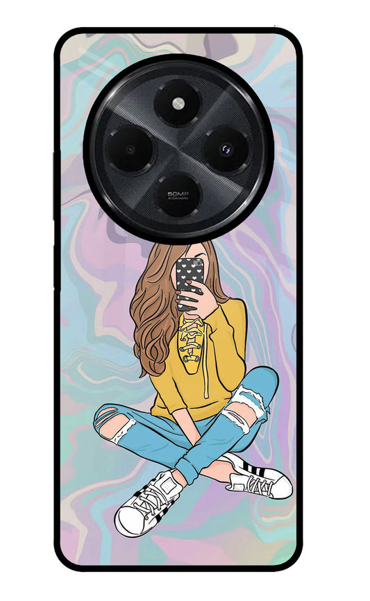 Selfie Girl Redmi 14C 5G Back Cover