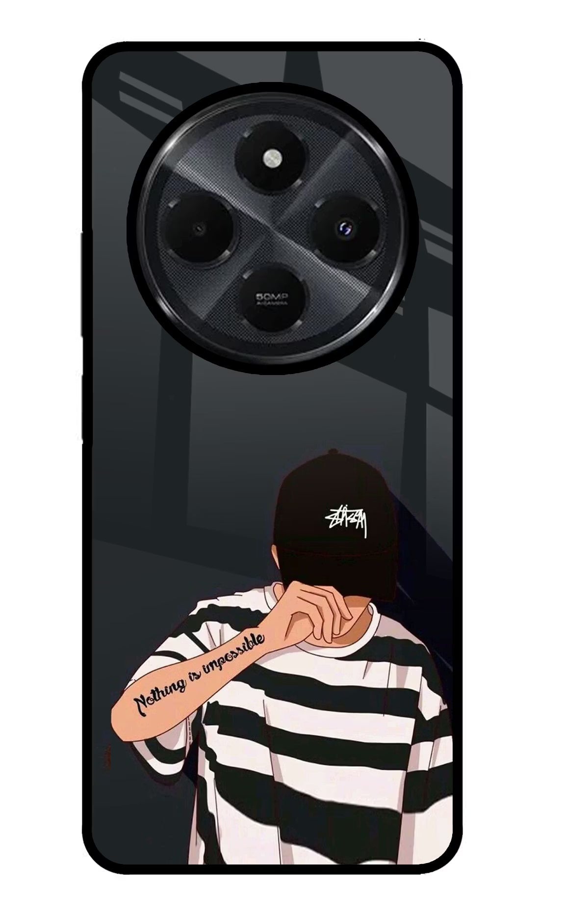 Aesthetic Boy Redmi 14C 5G Glass Case