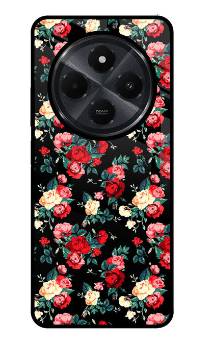 Rose Pattern Redmi 14C 5G Back Cover