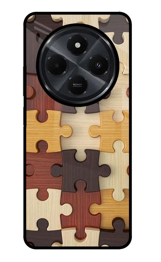 Wooden Puzzle Redmi 14C 5G Back Cover