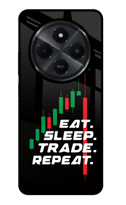 Eat Sleep Trade Repeat Redmi 14C 5G Back Cover