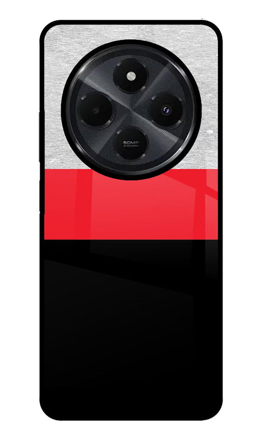 Tri Color Pattern Redmi 14C 5G Back Cover