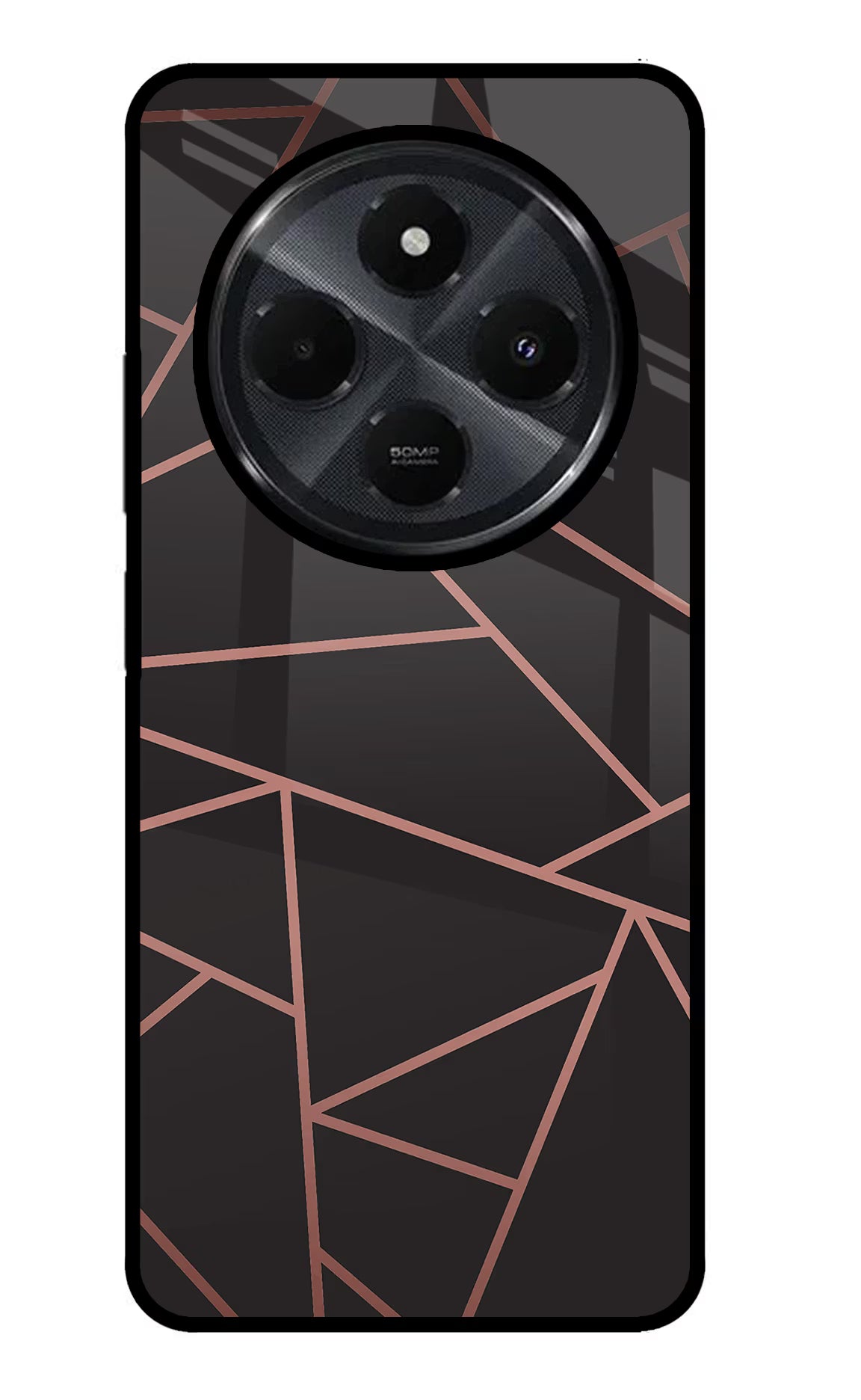 Geometric Pattern Redmi 14C 5G Glass Case